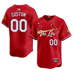 Professional Custom #00 Red City Connect Baseball Embroidery Jersey | Cards Men Collection Edition 56149973