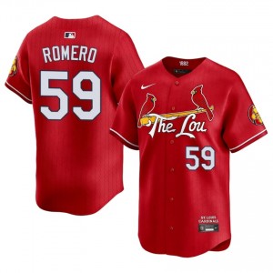 #59 JoJo Romero Exclusive Men City Connect Baseball Jersey | Cards Red Fan Gear 56149517