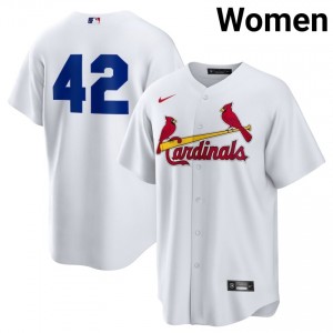 #42 Jackie Robinson Day Iconic Women Baseball Jersey | Cards White Fan Gear 56149997