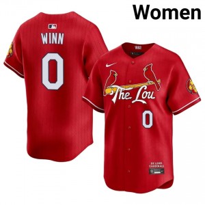 #0 Masyn Winn Durable Women City Connect Baseball Jersey | Cardinals Red Fan Gear 56149737