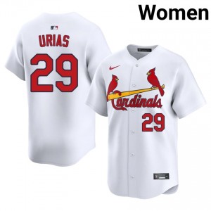 Ramon Urias #29 STL Cardinals Baseball Jersey | Premium Women White Stitch Edition 56150005