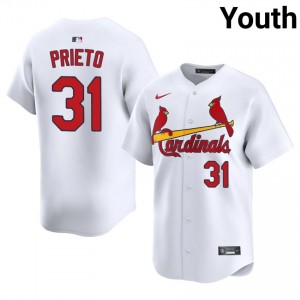 Professional Cesar Prieto #31 White Baseball Embroidery Jersey | Cards Youth Collection Edition 56149703