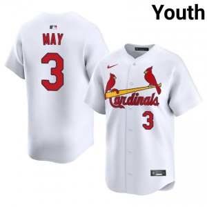 Youth Dustin May #3 White Embroidery Jersey | Cards Iconic Baseball Gear 56149439