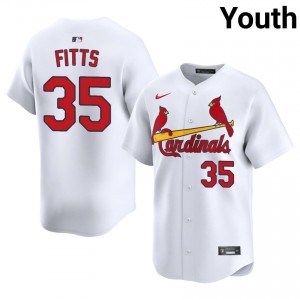 Richard Fitts #35 Cards Baseball Jersey | Exclusive Youth White Embroidery Edition 56149355