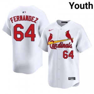 Professional Ryan Fernandez #64 White Baseball Embroidery Jersey | Cards Youth Collection Edition 56149343