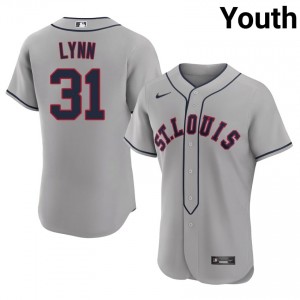 Pro-Grade Lance Lynn #31 Grey Baseball Stitched Jersey | St. Louis Youth Collection Edition 56149968